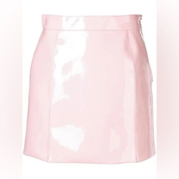 Emilio Pucci Patent Leather Mini Skirt Pink - Picture 14 of 15